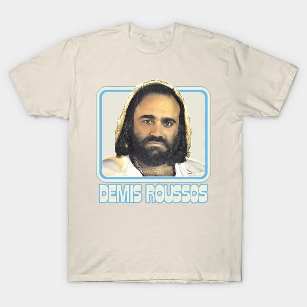 Demis Roussos \/\/\ Retro Fan Artwork T-Shirt by DankFutura